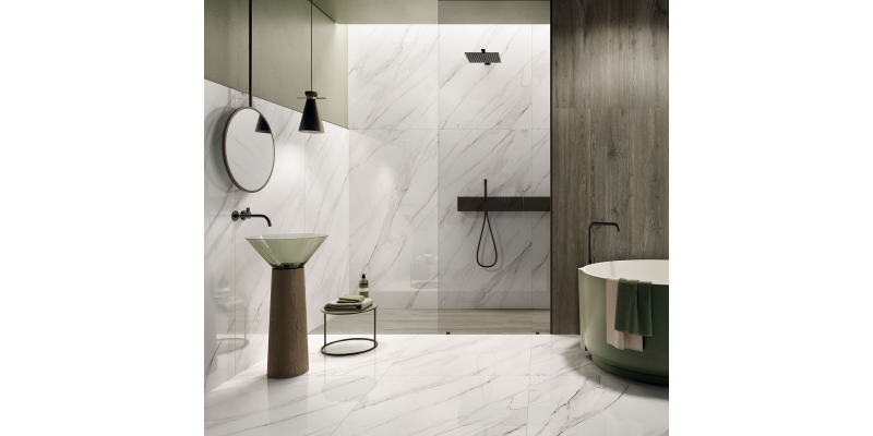 How to Match Marble Effect Tiles with Hallways, Kitchens & Bathrooms